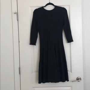 Size SM Kate spade fit and flair black dress